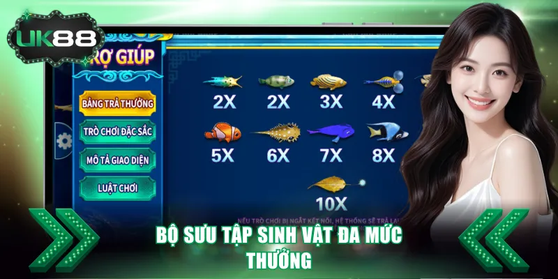 Bộ sưu tập sinh vật đa mức thưởng