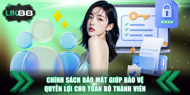 Chính sách bảo mật giúp bảo vệ quyền lợi cho toàn bộ thành viên