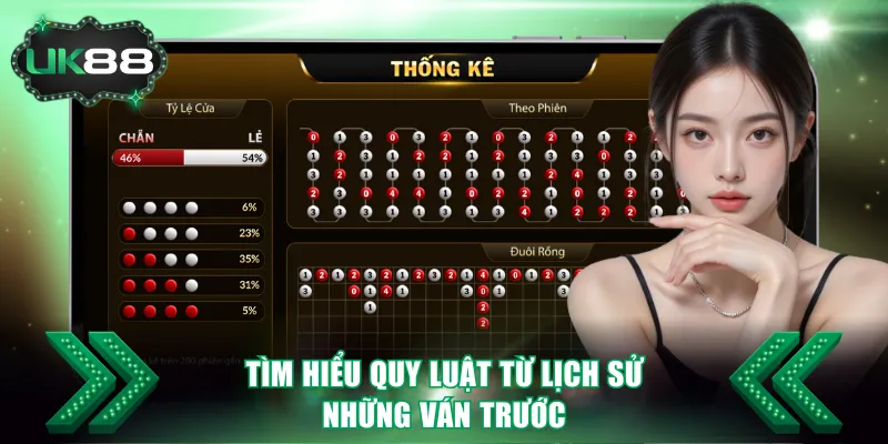 Tìm hiểu quy luật từ lịch sử những ván trước